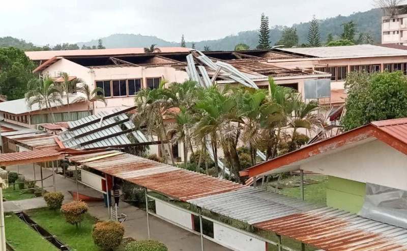 Form 6 students yet to resume classes after storm damages school