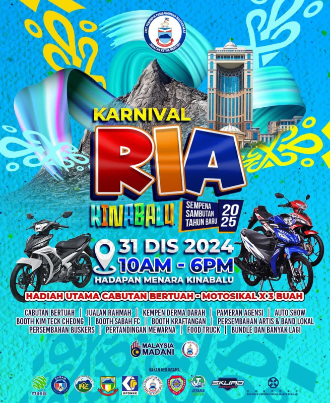 Police to summon three organisers of New Year's Eve rallies in Kota Kinabalu