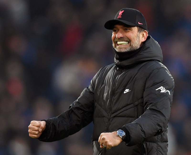 Klopp hails ‘strongest squad’ in Liverpool reign to pursue quadruple win