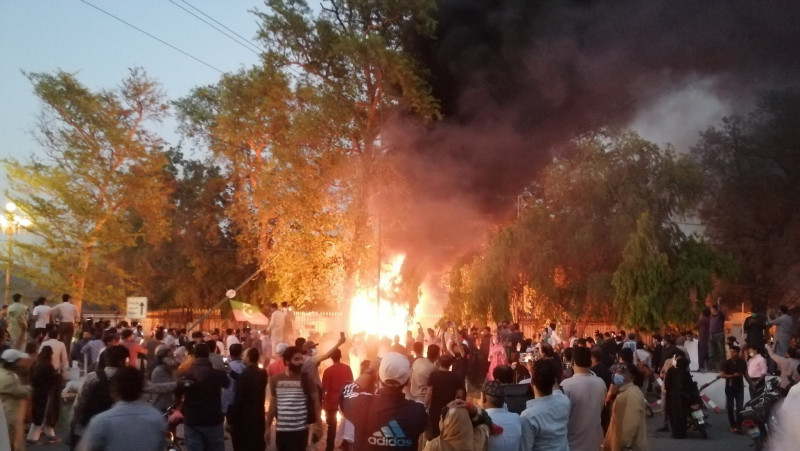 Protests erupt across Pakistan after Imran Khan’s arrest
