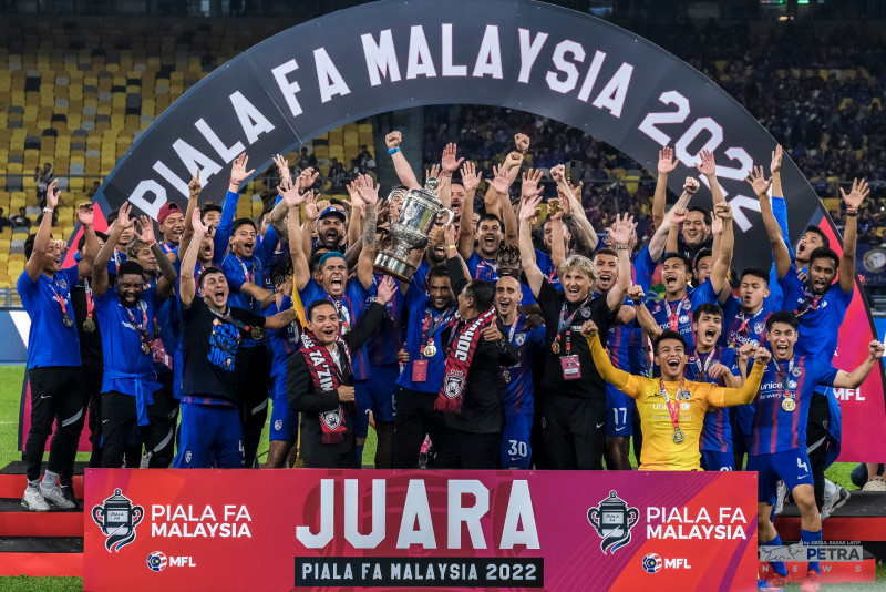 [UPDATED] JDT roar in triumph over FA Cup win, concluding 31 against