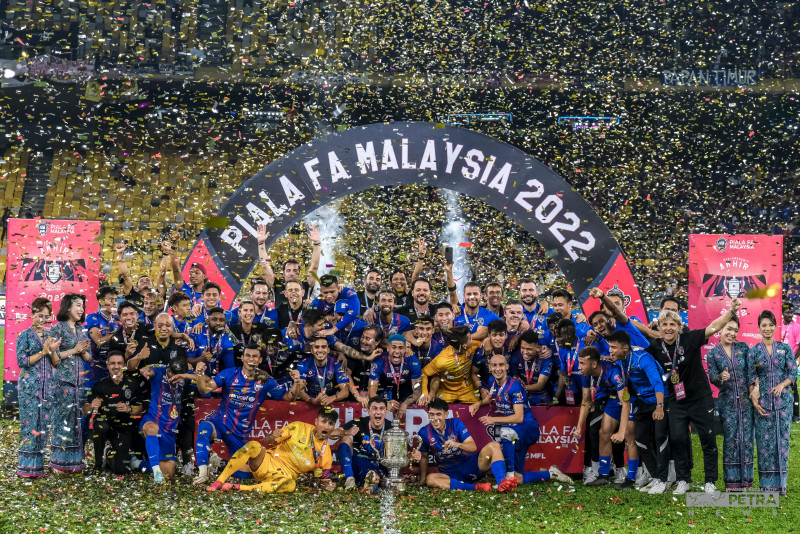 [PHOTOS] FA Cup final: JDT mesmerise crowd with dazzling performance