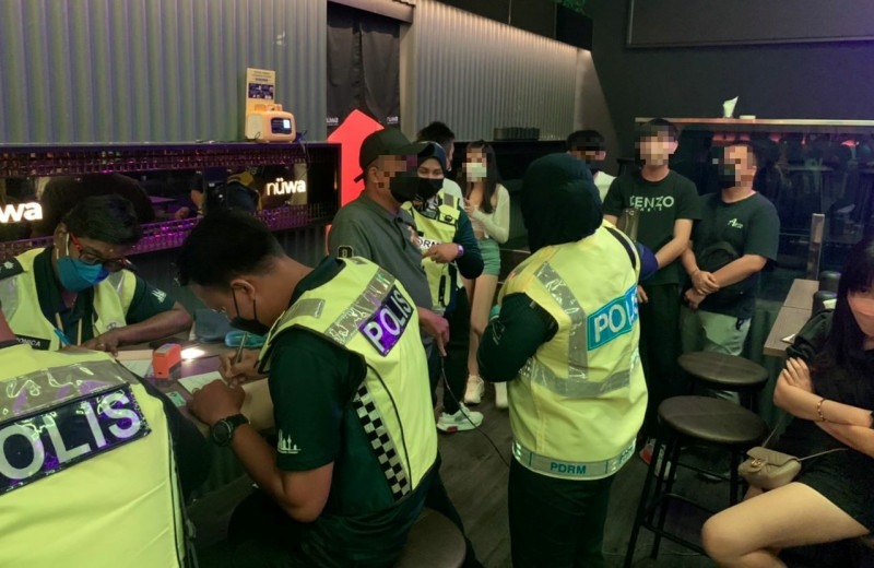 Nightclub raided, RM220,000 in compounds issued
