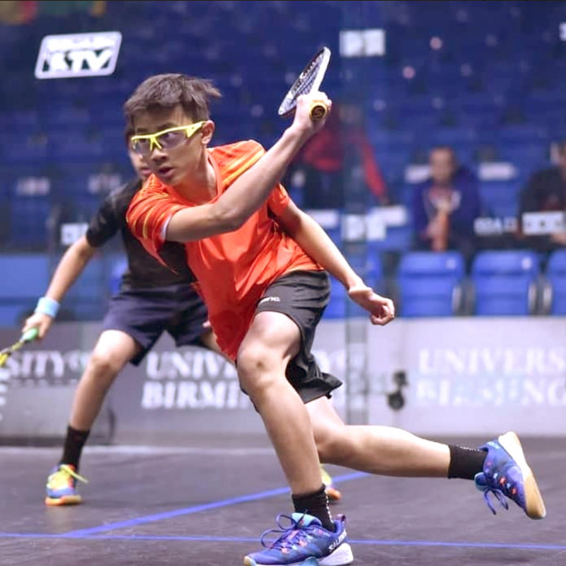 16-year-old squash athlete honoured Miri school names court after him