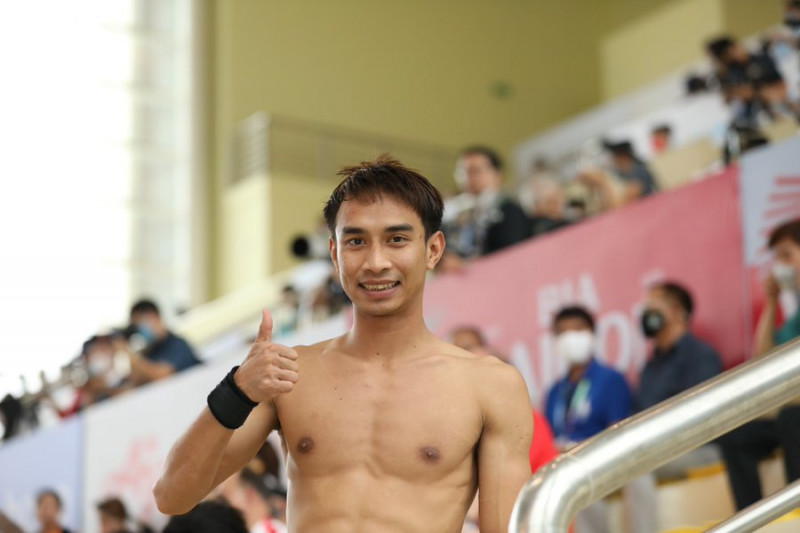 Ramadan training upstream battle for national divers
