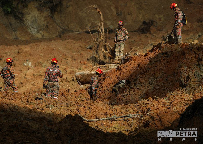 Batang Kali landslide rescue operations officially conclude at noon