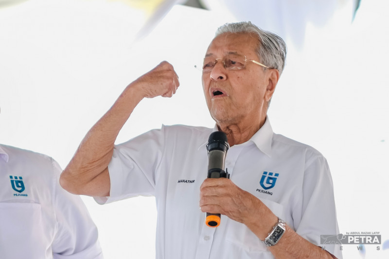 GE15: GTA hoping for support from Chinese voters, says Dr Mahathir
