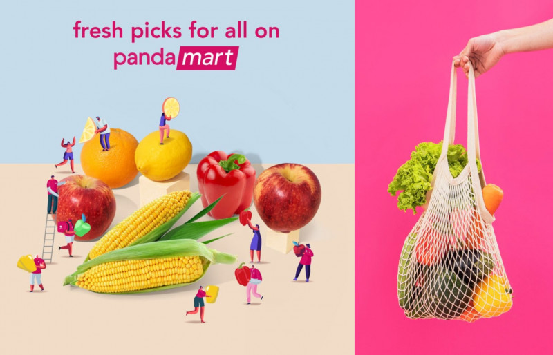 Pandamart offers less waiting time for online grocery shoppers