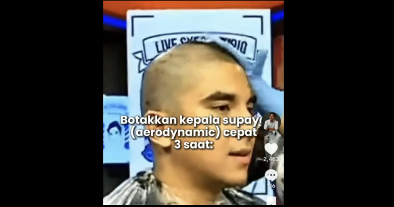 Syed Saddiq goes bald for RM1m challenge