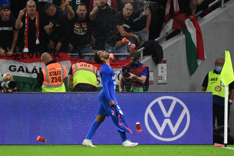 Hungary fans clash with police during England World Cup qualifier