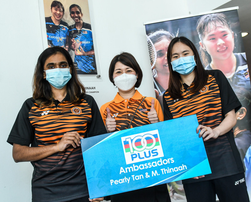 100plus appoints Swiss Open winners as brand ambassadors
