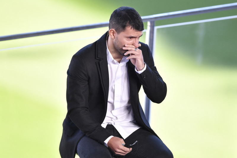 Sergio ‘Kun’ Aguero tearfully announces retirement from football