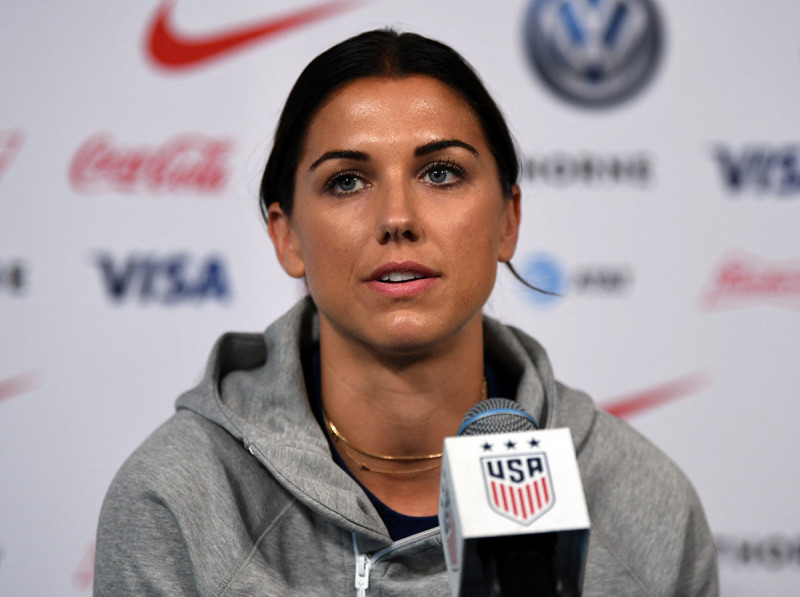 Long way to go on equal pay, says US football player Alex Morgan