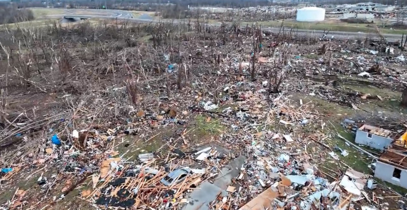 Tornado destruction in Kentucky ‘almost beyond belief’: Biden