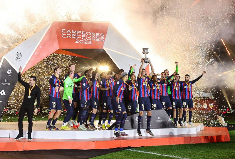 Barcelona crowned Spanish Super Cup champions
