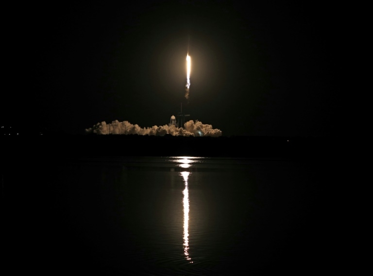 SpaceX launches four astronauts to ISS
