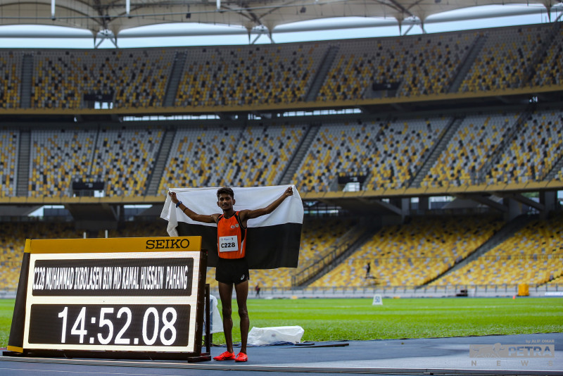 Pahang’s Ikbolasen sweeps three gold medals at Sukma  