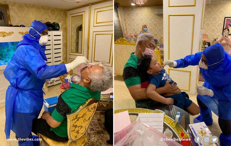 Noh Omar, family undergo virus screening