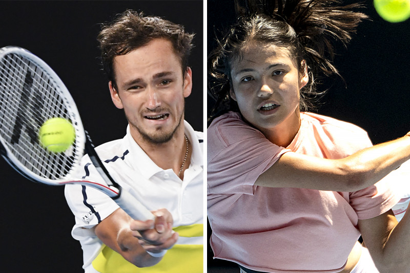 Medvedev begins bid for Australian Open as Raducanu makes debut