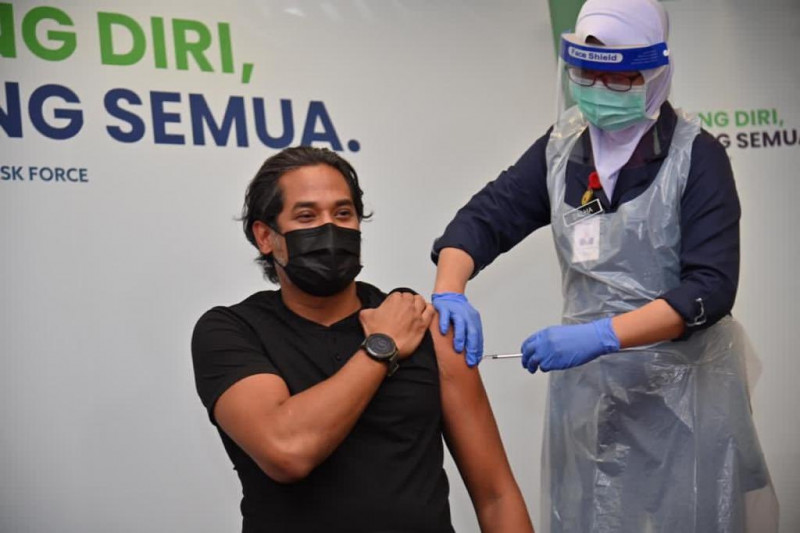 First to get Sinovac jab, live on TV: KJ denies not being fully vaxxed