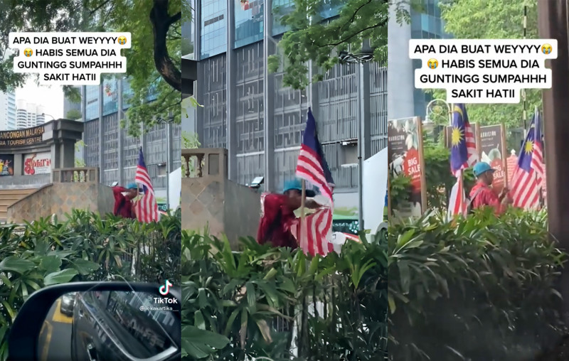 KL cops nab Jalur Gemilang snipper from viral TikTok clip