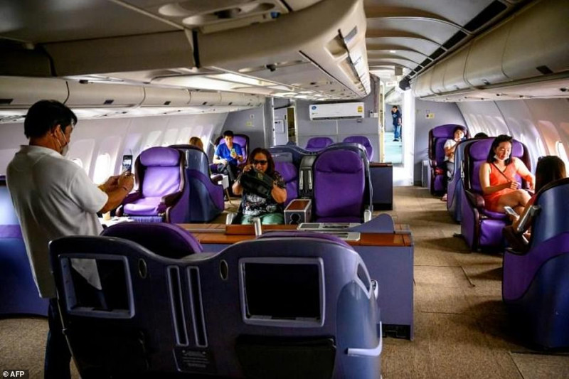 With travel limited, plane cafes take off in Thailand
