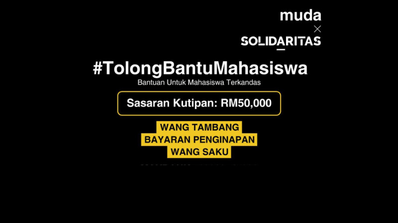 Muda raises over RM51,000 for stranded university students