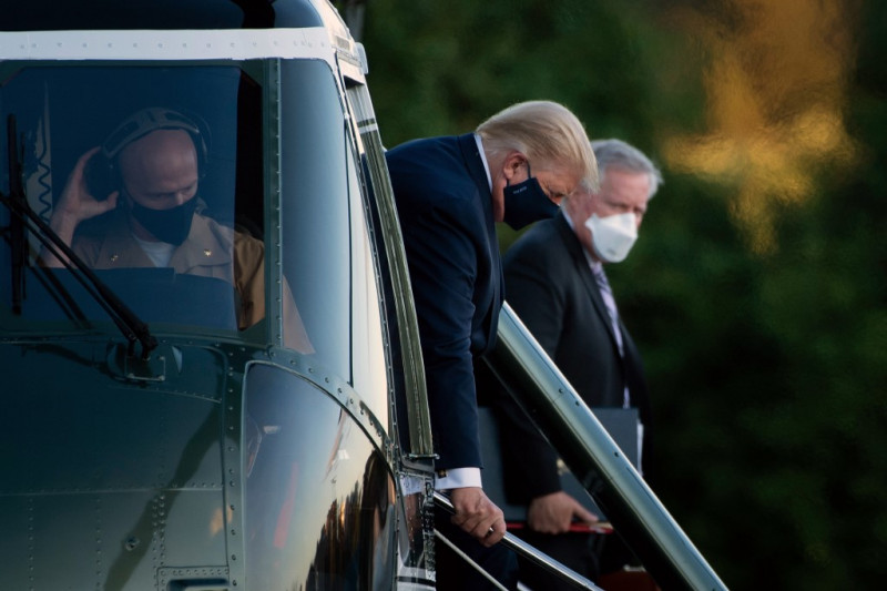 Trump hospitalised for Covid-19, campaign grounded