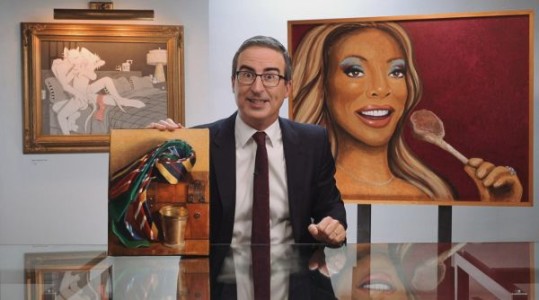 John Oliver's weird and wonderful art collection to be loaned out