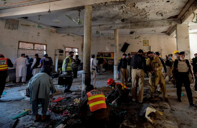 At least seven killed in blast at Pakistan religious school