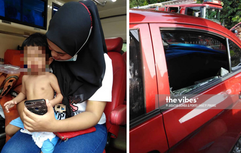 Rapid auto-lock traps Penang toddler in car