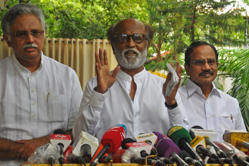 Indian action hero Rajinikanth enters political fray