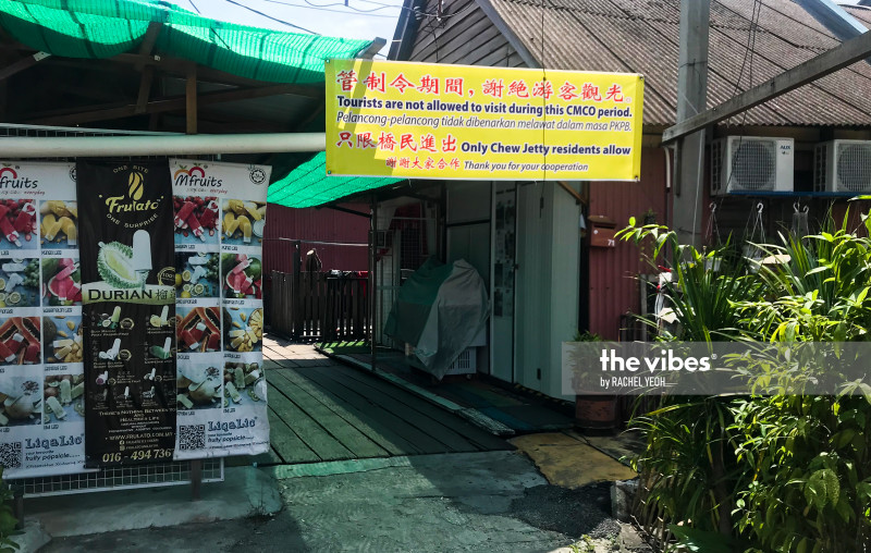 George Town’s clan jetties stay closed to visitors even with CMCO lifted