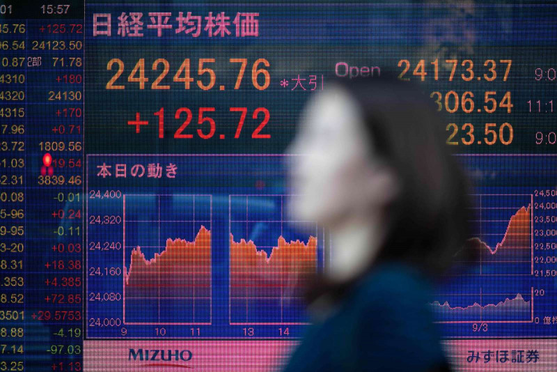 Tokyo's Nikkei down more than 3% after US rout