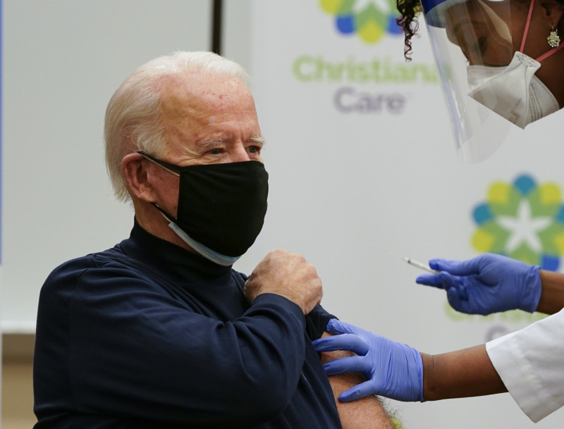 Biden receives Covid-19 vaccine live on TV