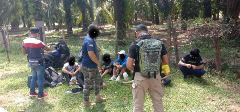8 caught encroaching on Johor forest reserve
