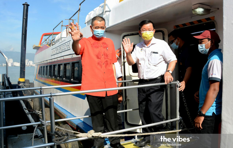 Penang CM visits new speedboat ferry service