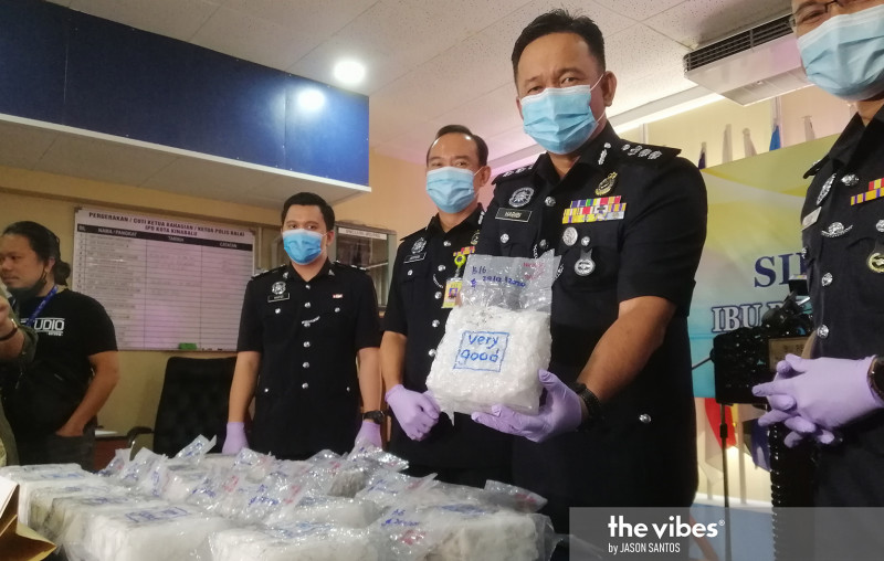Year-end stake-out leads to largest syabu bust in Kota Kinabalu