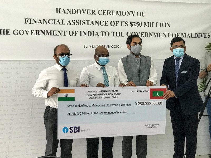 India to loan virus-hit Maldives US$250 mil