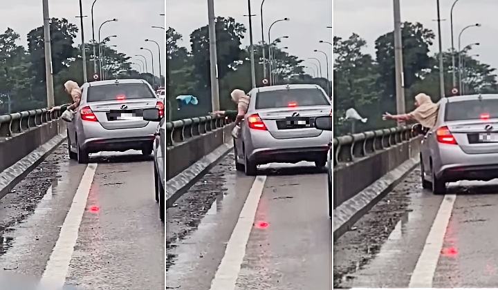 Woman littering from vehicle: Kelantan authority takes action