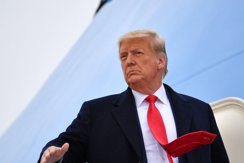 US President Donald Trump arrives in Kuala Lumpur for ASEAN and bilateral meetings