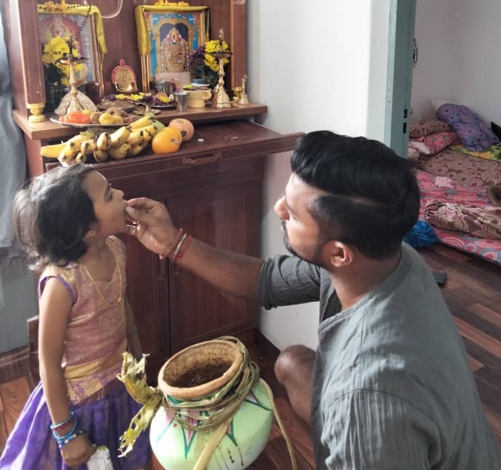 6 months after house fire, living out of a car, Ganesh and family celebrate Ponggal happily