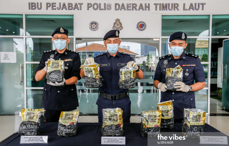 Cops nab 2 fishermen, seize RM472,500 in drugs