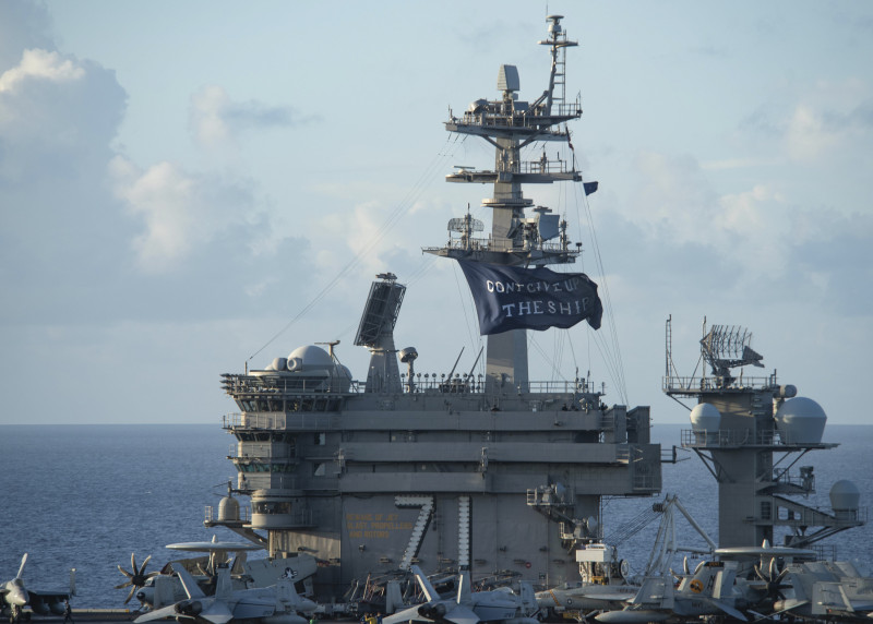 US warships conduct exercises in South China Sea