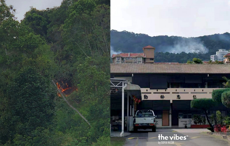Tg Bungah forest blaze finally put out after six hours