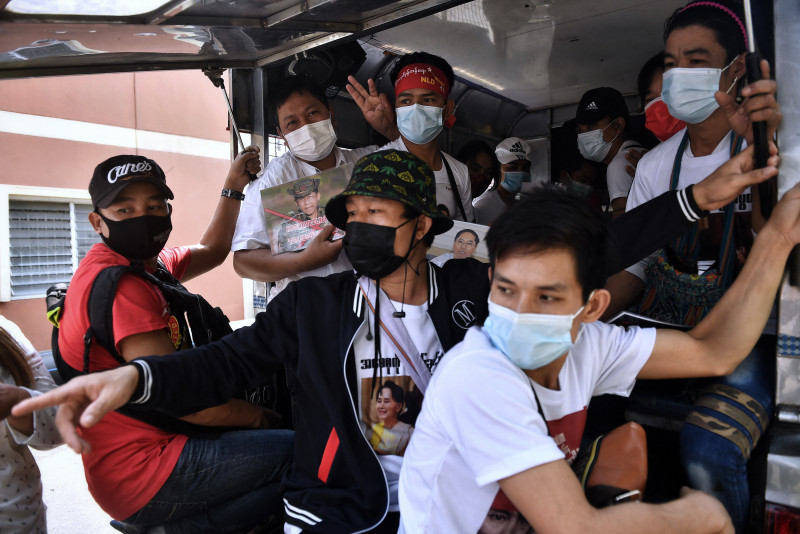 Thailand’s Myanmar migrants rise up against coup back home