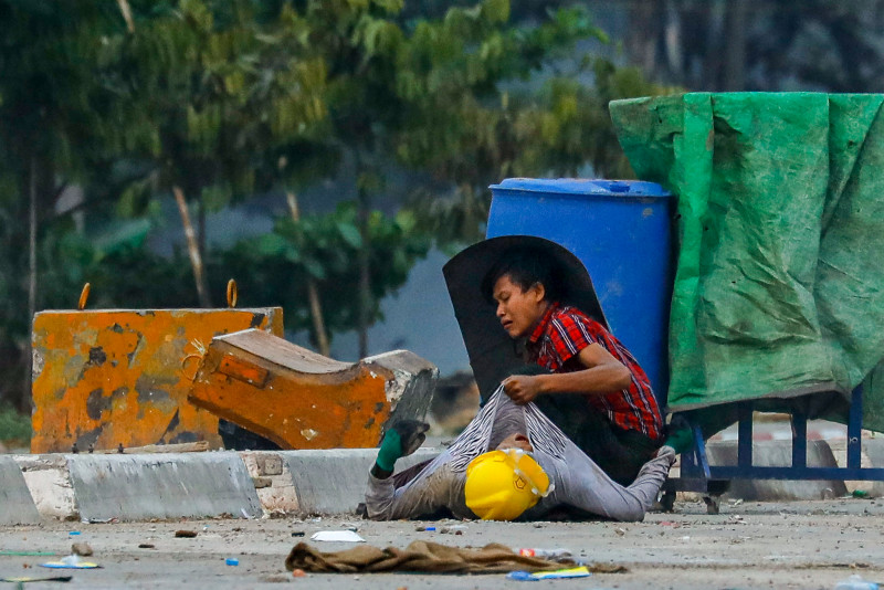 Myanmar declares martial law in Yangon after deadly day