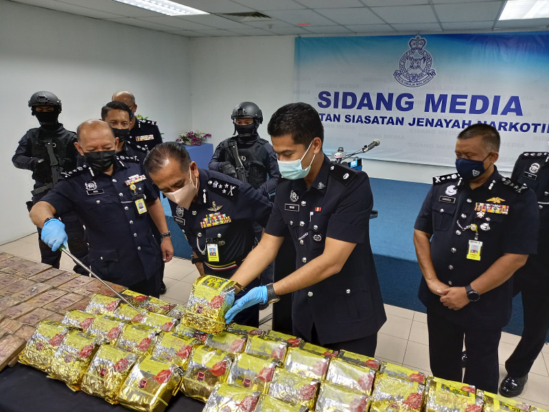  RM6.5 mil worth of syabu, heroin seized in Permatang Pauh, Nibong Tebal