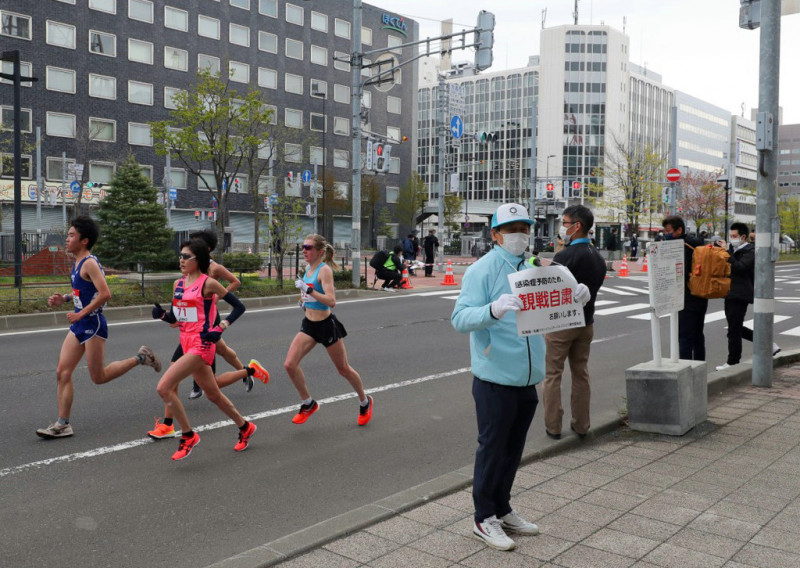 Fans warned off Tokyo Olympics marathon test due to Covid-19 fears