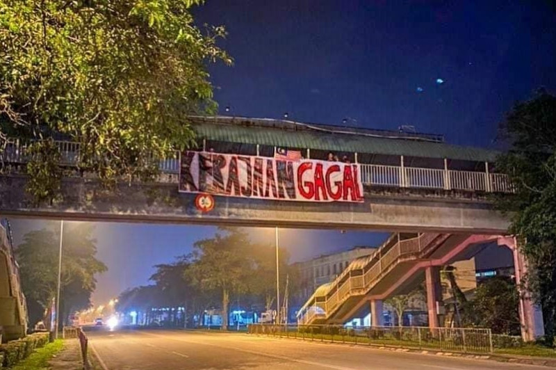 Man held over viral ‘Kerajaan Gagal’ rally in Johor
